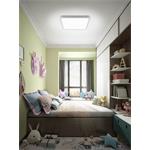 IMMAX NEO LITE TUDO SMART stropní svítidlo s RGB podsvícením 40x40cm, 50W Wi-Fi bílá, TUYA