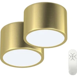 IMMAX NEO set 2x RONDATE SMART stropné svetlo 15cm 12W zlaté Zigbee 3.0 DO, TUYA