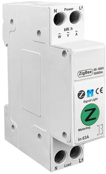 IMMAX NEO SMART elektronický jednofázový istič 1-63A, meranie výkonu, Zigbee 3.0, TUYA