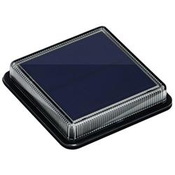IMMAX vonkajšie solárne LED osvetlenie TERRACE/ 1,5W/ 30lm/ IP68/ 110x110x22mm/ čierna