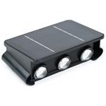 IMMAX WALL-5 vonkajšie solárne nástenné svetlo LED so svetelným senzorom, 2 W