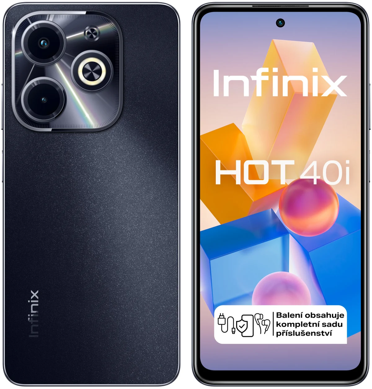 Infinix Hot 40i 8+256GB Starlit Black