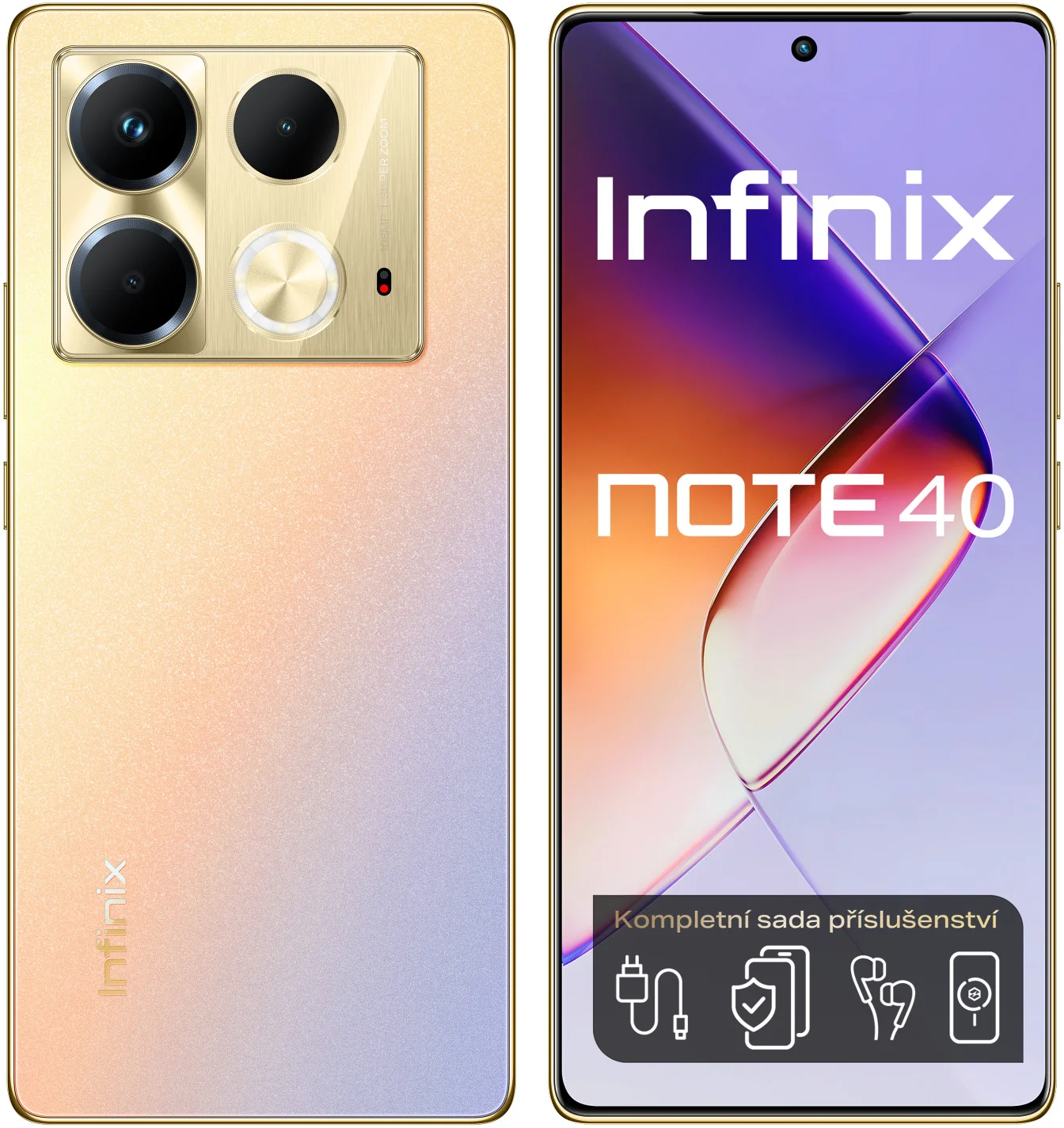 Infinix Note 40 8+256GB Titan Gold