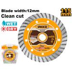 Ingco DMD032301 Rezací kotúč, diamantový kotúč 230 x 1 mm