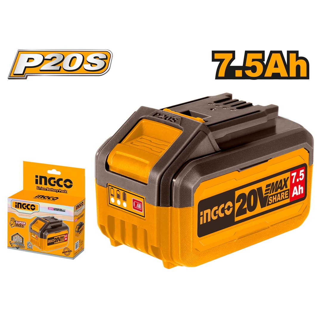 Ingco FBLI2075 7,5Ah Li-Ion batéria 20V P20S