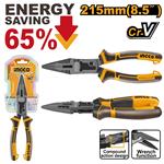 Ingco HCLNP58200 kliešte s dlhými čeľusťami, 8,5"/215 mm, CrV