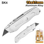 Ingco HKNS11615 Pracovný nôž s vymeniteľnou čepeľou 19 mm