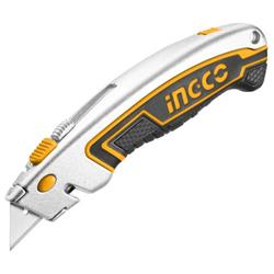 Ingco HUK6128 Nůž pracovní s vyměnitelnou čepelí 19mm 6x čepel