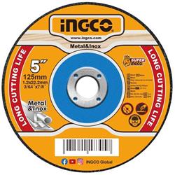 Ingco MCD121251 Kotúč na rezanie kovov 125 x 1,2 x 22,2 mm