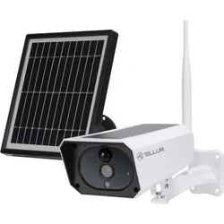 Inteligentná solárna kamera Tellur WiFi 1080P, IP65, PIR, vonkajšia, biela