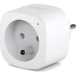 Inteligentná Wi-Fi zásuvka Helo-PLUG-FR/ tlačidlá ON/OFF/ kompatibilná s Google a Alexa/ biela