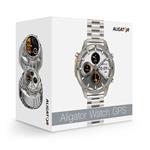 Inteligentné hodinky ALIGATOR Watch GPS, strieborné