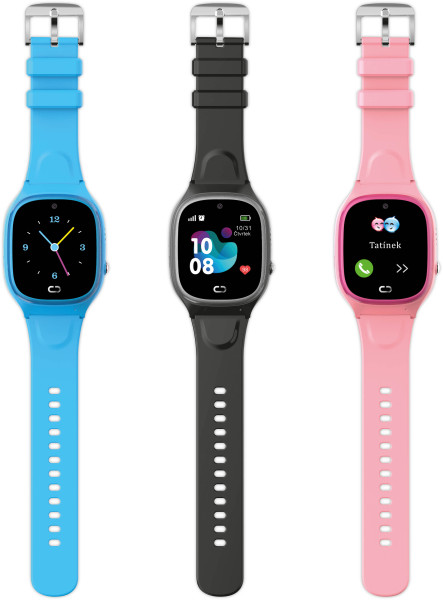 Inteligentné hodinky Aligator Watch Junior 2, čierne
