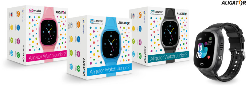 Inteligentné hodinky Aligator Watch Junior 2, modré
