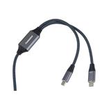 Inteligentný rýchlonabíjací kábel PremiumCord USB-C 1 m