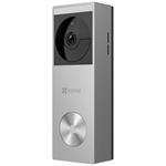 Inteligentný zvonček EZVIZ s kamerou HP3 Pro/ Wi-Fi/ rozlíšenie 2048 x 1296/ napájanie zo siete a z batérie/ sivá a strieborná farba