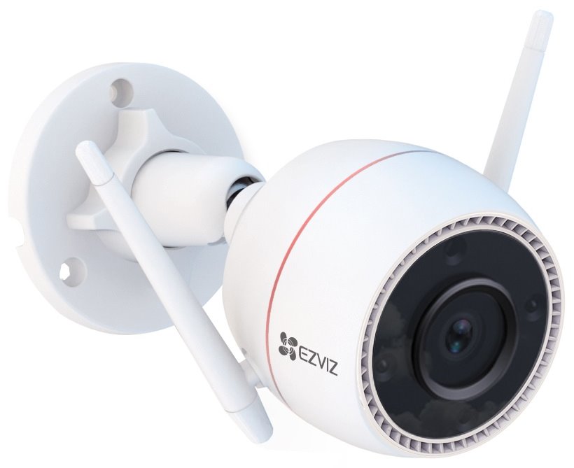 IP kamera EZVIZ H3C 2K/ guľová/ Wi-Fi/ 3Mpix/ ochrana IP67/ objektív 2,8 mm/ H.265/ IR prisvietenie do 30 m/ biela