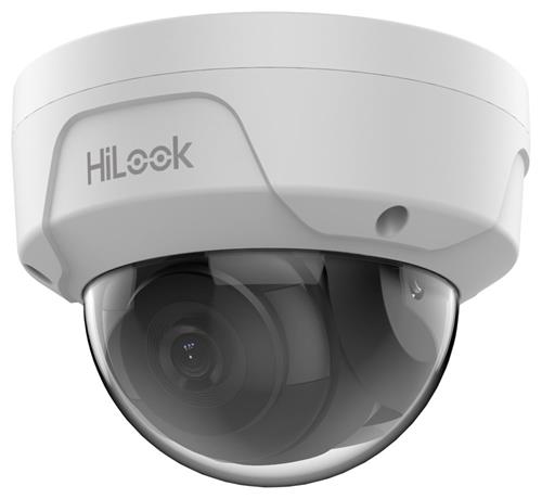 IP kamera HiLook IPC-D121H(C)/ Dome/ rozlíšenie 2 Mpix/ objektív 4 mm/ H.265/ ochrana IP67 IK10/ IR do 30 m/ kovový plast