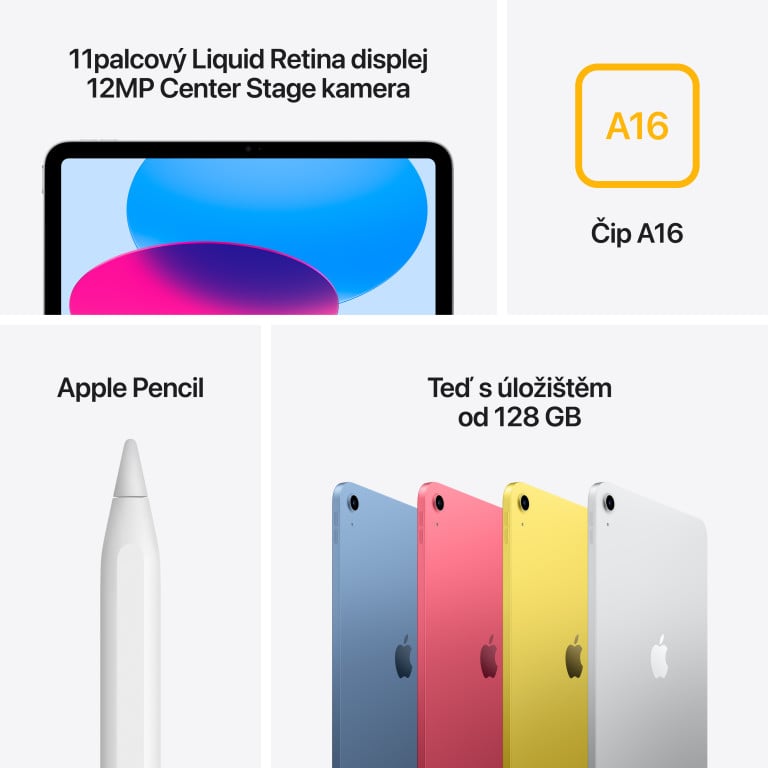 iPad 11" 256GB WiFi Stříbrná 2025