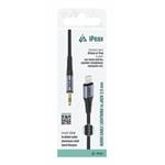 iPEAX adaptér Lightning / 3,5 mm jack 1,5 m, čierny
