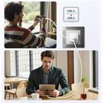 iPEAX GaN sieťová nabíjačka 35 W (USB-C + USB-A), biela