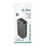 iPEAX POWER BANKA 30000 mAh, 10,5W, 2x USB-A ČERNÁ