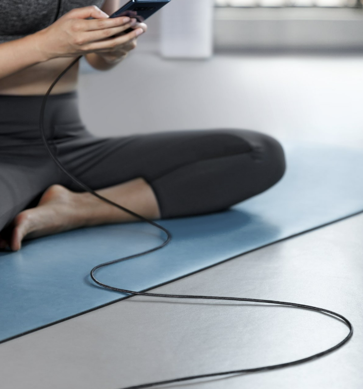 iPEAX textilní kabel USB-A / USB-C 1 m, USB 2.0, černý
