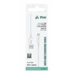 iPEAX TPU kábel USB-A / Lightning 1 m, USB 2.0, biely