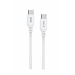 iPEAX TPU KABEL USB-C / USB-C 1,5M, 5A, 100W BÍLÝ