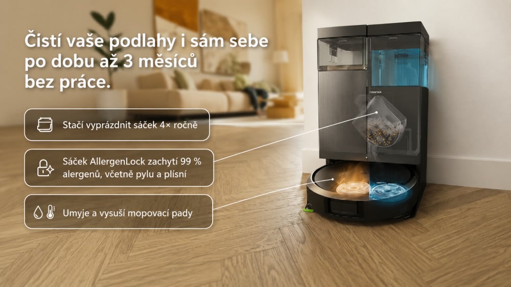 iRobot Roomba Plus 415 Combo + dokovacia stanica AutoWash (čierna)