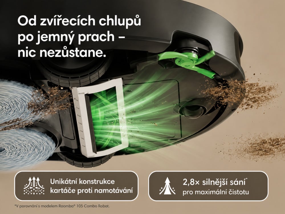 iRobot Roomba Plus 415 Combo + dokovacia stanica AutoWash (čierna)