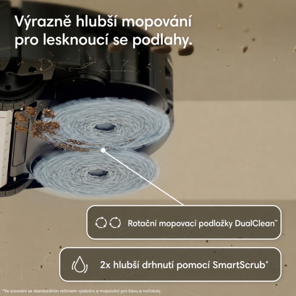 iRobot Roomba Plus 415 Combo + dokovacia stanica AutoWash (čierna)