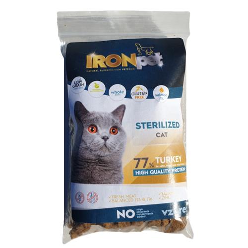 IRONpet Cat Sterilizovaný moriak 70 g vzorka