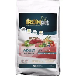 IRONpet Dog Adult All Breed Beef (Hovězí) 12kg granule pro psy