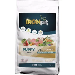 IRONpet Dog Puppy Large Turkey (Krocan) 12kg granule pro štěňata