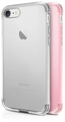 ITSKINS Zero Gel 2 Pack Apple iPhone 7, Pink+Clear