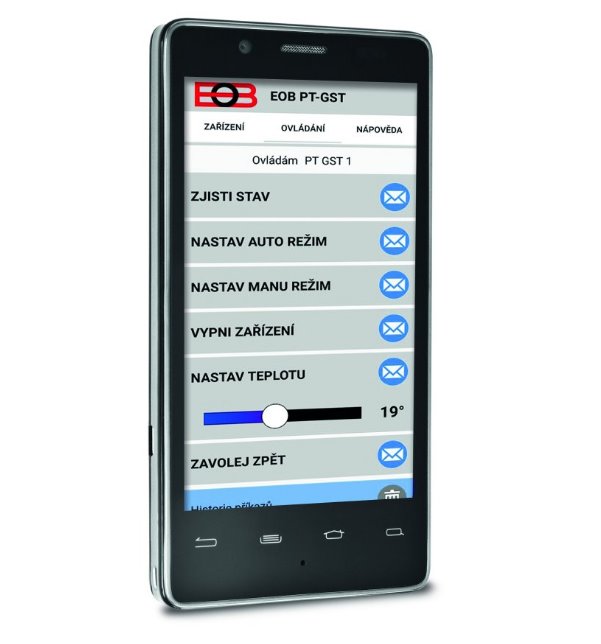 Izbový termostat ELEKTROBOCK s ovládaním GSM PT32 GST