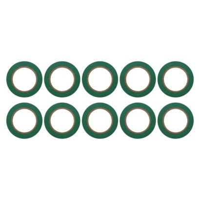 Izolační páska PVC 15mm / 10m zelená