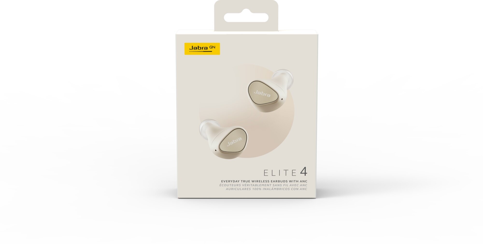 Jabra Elite 4, béžová, ANC