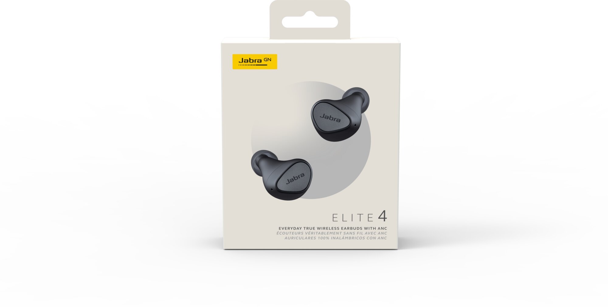Jabra Elite 4, šedá, ANC