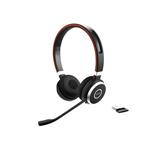 Jabra Evolve 65 SE/Stereo/BT/Bezdrát/MS/Černá-červená