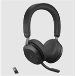 Jabra Evolve2 75, stereo, ANC, USB-C, Bluetooth, čierna