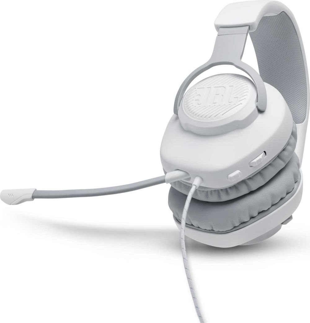 JBL QUANTUM100WHT - drátová sluchátka