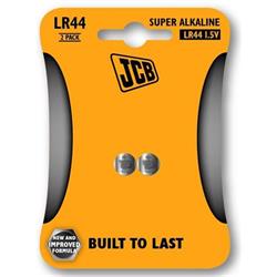 JCB alkalické batérie LR44, blister 2 ks
