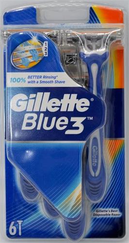 Jednorazové holiace strojčeky Gillette Blue3 Comfort 6 ks