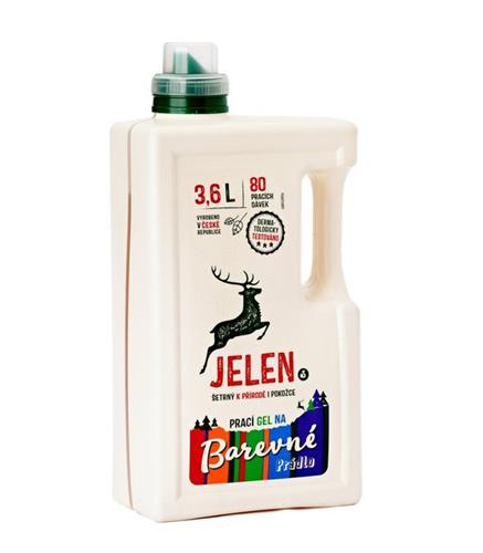 Jelen prací gel na barevné prádlo 3,6l