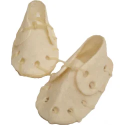 JUKO Snacks Botička z buvolí kůže bílá 12,5 cm (10 ks)