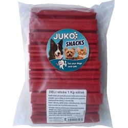 JUKO Snacks Deli sticks Hovězí 1 kg (cca 30 ks)