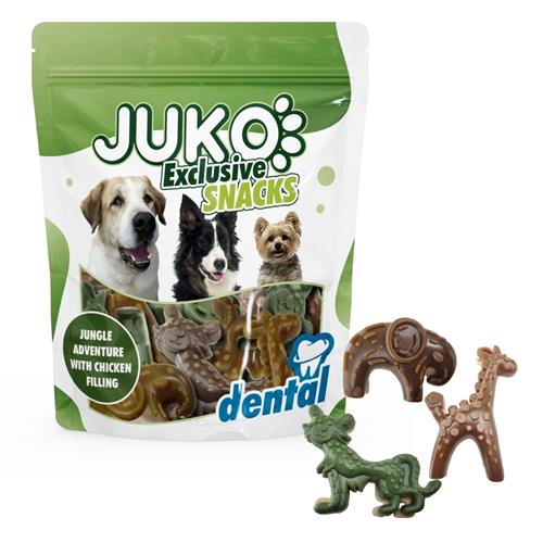 JUKO Snacks Dobrodružstvo v džungli s kuracou náplňou 3 ks (165 g)