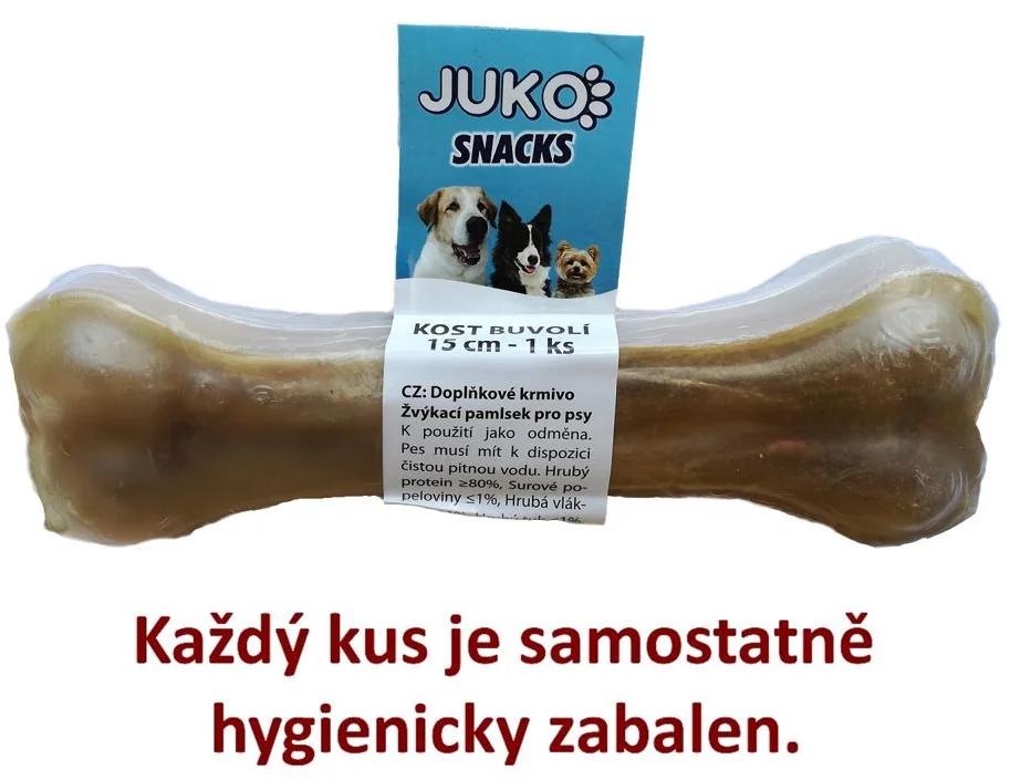 JUKO Snacks Kost buvolí 15 cm (1 ks)